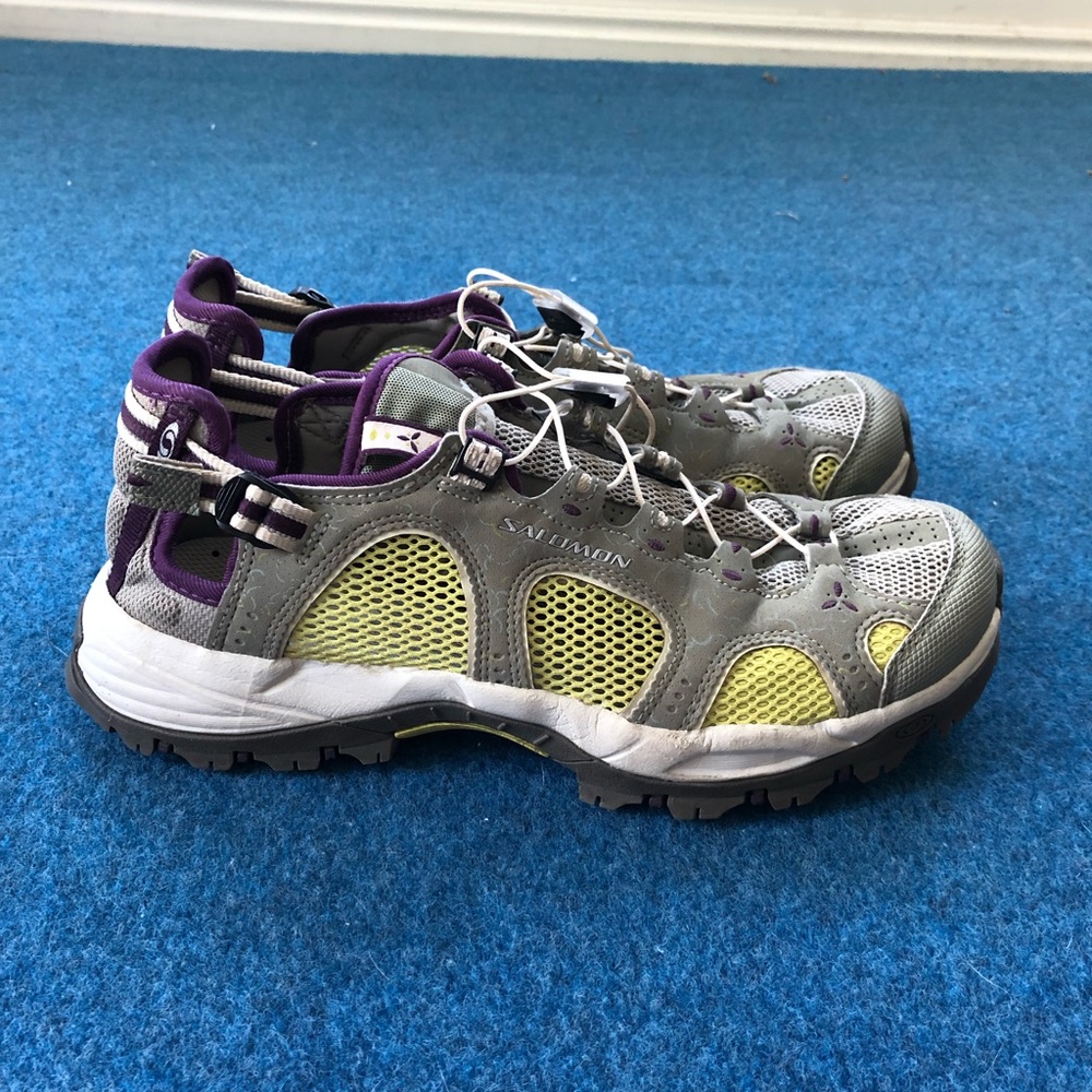 Salomon Water Shoes - Gray, Green, Purple